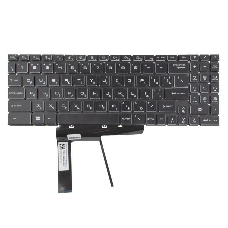 Клавіатура MSI Katana GF66 GF76 11SC 11UE MS-1581 MS-1582 NSK-FG0DBN 9Z.NK1BN.D01 9ZNK1BND01 9Z.NK1BN.D1D 9ZNK1BND1D Клавіатура MSI Katana GF66 GF76 11SC 11UE MS-1581 MS-1582 NSK-FG0DBN 9Z.NK1BN.D01 9ZNK1BND01 9Z.NK1BN.D1D 9ZNK1BND1D