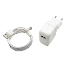 Блок живлення для APPLE IPAD iPhone 220V 5.1V 2.1A 11W A1357 MD818ZM 16G 32GB 64GB 4GB 8GB 10GB 15GB 20GB 30GB 40GB 60GB 160GB