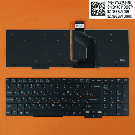 Клавіатура Sony Vaio SVT15 9Z.N9EBW.00E 9ZN9EBW00E SG0BW