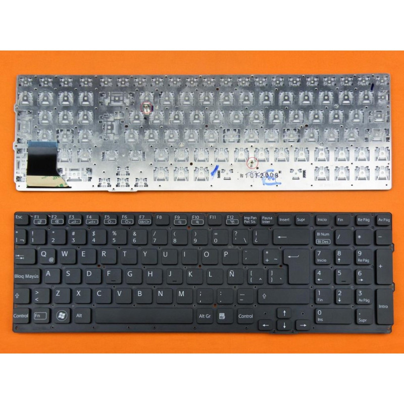 Клавиатура Sony 148986151 9Z.N6CBF.20R 9ZN6CBF20R NSK-SE2BF Vpc-Se черная For Backlit Version Клавиатура Sony 148986151 9Z.N6CBF.20R 9ZN6CBF20R NSK-SE2BF Vpc-Se черная For Backlit Version