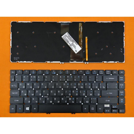 Клавиатура Acer Aspire V5-472 V5-473 V7-481 V7-482 TravelMate P446-M P645-M ZQK NSK-R8ASQ.0R NSK-R8BBQ NSK-R8ASQ NSK