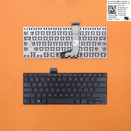 Клавиатура Asus Vivobook 14 X405 X405U X405UA X405UQ X405UR 0KNB0-F120US00 AEXKDU00010 9Z.NDASQ.201 NSK-WJ201 ASM17A7