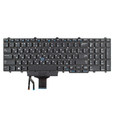 Клавиатура Dell Latitude E5550 E5570 E6540 Precision 3510 M3510 7510 M7510 NSK-LL0BC 02R2P6 CN-02R2P6-65890-74H-50UO