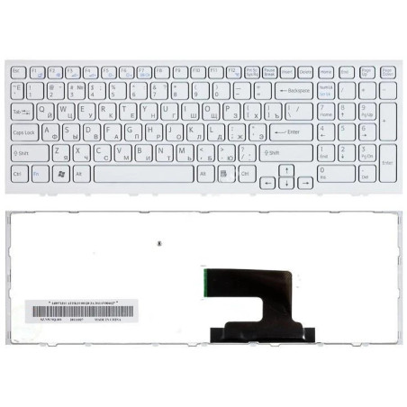 Клавіатура Sony VPC-EH V116646FS1 9Z.N5CSQ.201 SB3SQ AEHK1U00110 148970811 9Z.N5CSQ.301 AEHK1U00120 148971311