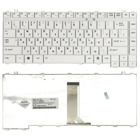 Клавіатура Toshiba Satellite A200 A205 A210 A215 A300 A305 M200 M300 L300 6037B0017202 6037B0017302 6037B0017502