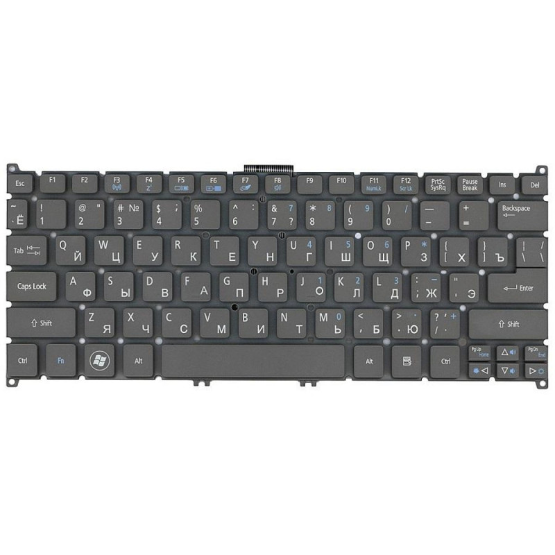 Клавиатура Acer Aspire S3-391 S3-951 S5-391 V5-121 V5-131 One 725 756 TravelMate B113 B115 90.4BT07.S0R 9Z.N7WPW.00R Клавиатура Acer Aspire S3-391 S3-951 S5-391 V5-121 V5-131 One 725 756 TravelMate B113 B115 90.4BT07.S0R 9Z.N7WPW.00R