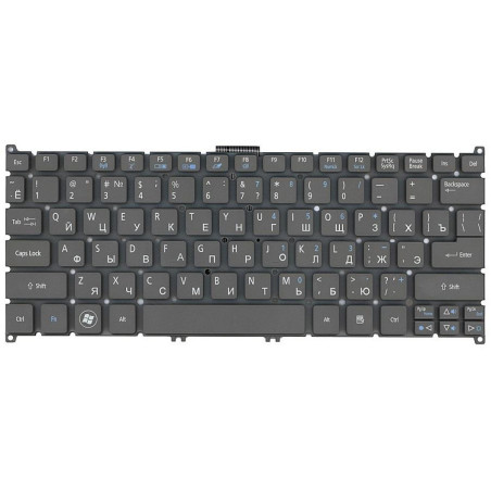 Клавиатура Acer KB.I100A.228 KBI100A228 NSK-R10PW 0R NSK-R10PW0R PK130RO1B04 V128202CS3 NSK-R12PW NSK-R10PW 9Z.N7WPW