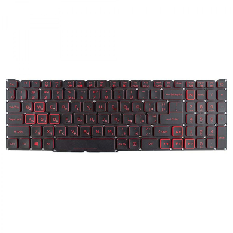 Клавиатура Acer Nitro AN515-45 AN515-56 AN515-57 AN517-41 AN517-57 LG05P_N12B3L PK133AU1B10 6B.QB9N2.009 NKI15131DX Клавиатура Acer Nitro AN515-45 AN515-56 AN515-57 AN517-41 AN517-57 LG05P_N12B3L PK133AU1B10 6B.QB9N2.009 NKI15131DX