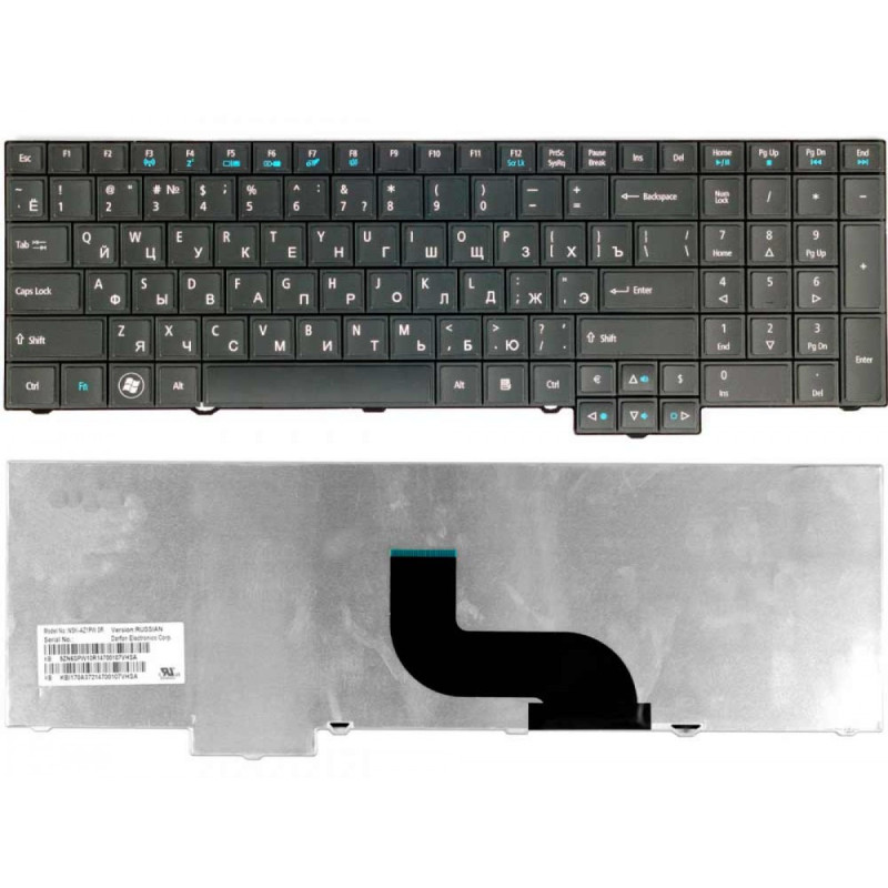 Клавиатура Acer TravelMate 5360 6595 8573 5760 5760G 5760Z 7750 7750G 7750Z P653 MS2352 ZRJ 9Z.N6SSQ.00R 9Z.N6SPW.10R Клавиатура Acer TravelMate 5360 6595 8573 5760 5760G 5760Z 7750 7750G 7750Z P653 MS2352 ZRJ 9Z.N6SSQ.00R 9Z.N6SPW.10R