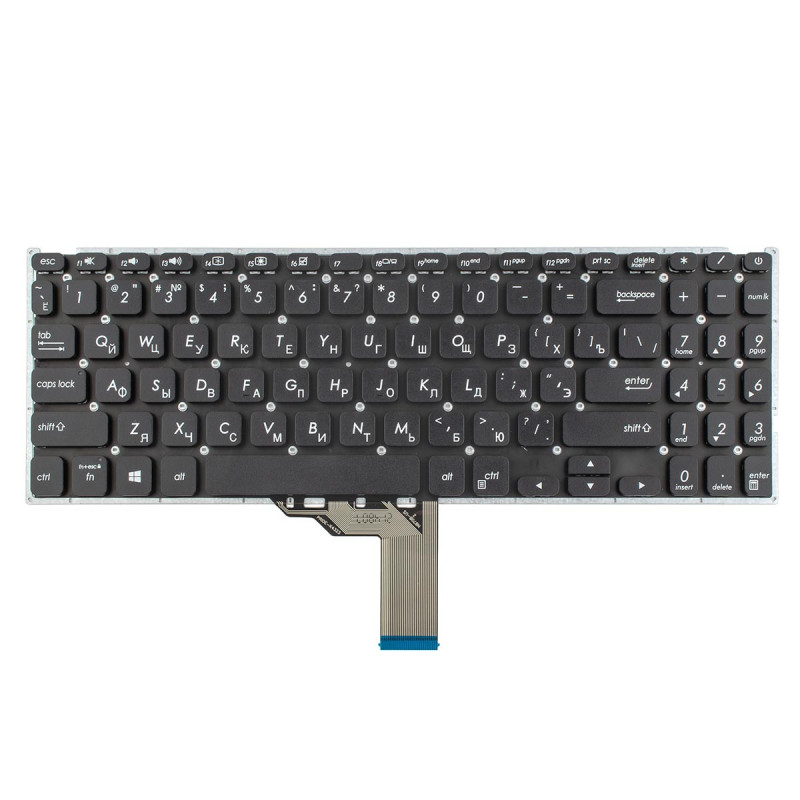 Клавиатура Asus A512 F512 K512 S512 X512 90NB0K93-R31UA0 90NB0K93R31UA0 RU Black