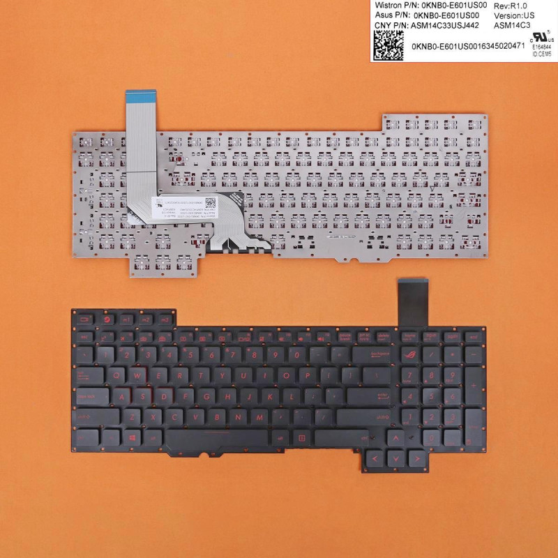 Клавиатура Asus G751J G751JL G751JM G751JT G751JY ASM14C33USJ442 0KNB0-E601US00 0KNB0E601US00 Клавиатура Asus G751J G751JL G751JM G751JT G751JY ASM14C33USJ442 0KNB0-E601US00 0KNB0E601US00