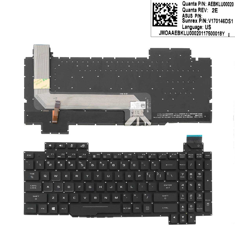 Клавиатура Asus GL503V GL503VD GL503VS GL503VM GL503GE V170146DS1 AEBKLU00020 90NB0GI2-R31RU0 90NB0GI2-R31UA0 90NB0GI Клавиатура Asus GL503V GL503VD GL503VS GL503VM GL503GE V170146DS1 AEBKLU00020 90NB0GI2-R31RU0 90NB0GI2-R31UA0 90NB0GI