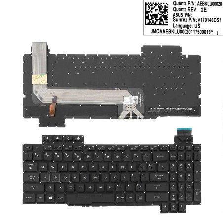 Клавиатура Asus GL503V GL503VD GL503VS GL503VM GL503GE V170146DS1 AEBKLU00020 90NB0GI2-R31RU0 90NB0GI2-R31UA0 90NB0GI