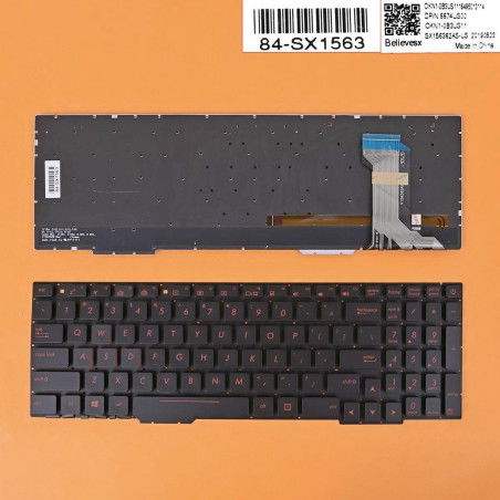 Клавиатура Asus ROG GL553VD GL553VE GL553VW GL753VE GL753VD FX553VD FX753VD ZX553VD 6674US00 SX156362AS