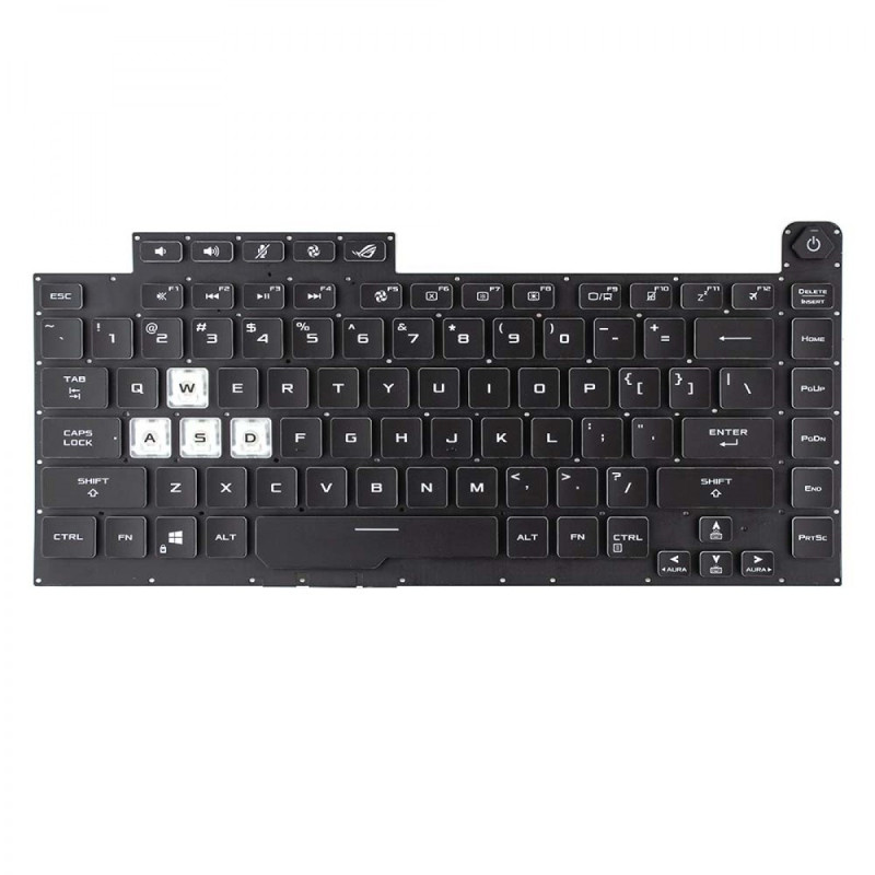 Клавиатура Asus ROG Strix G512 G531 G531GU GL531GU PX531GU G531GD G531GT 0KN1-8TUS11 0KNR0-4613US00 V184262BS1 Клавиатура Asus ROG Strix G512 G531 G531GU GL531GU PX531GU G531GD G531GT 0KN1-8TUS11 0KNR0-4613US00 V184262BS1