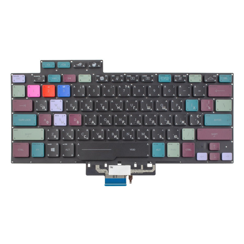 Клавиатура Asus ROG Zephyrus GA401I GA401Q PX401IV 6037B0208611 0KNR0-2617FR00 V192426IE1 AEBKLU030 0KNR0-2611US00 60 Клавиатура Asus ROG Zephyrus GA401I GA401Q PX401IV 6037B0208611 0KNR0-2617FR00 V192426IE1 AEBKLU030 0KNR0-2611US00 60