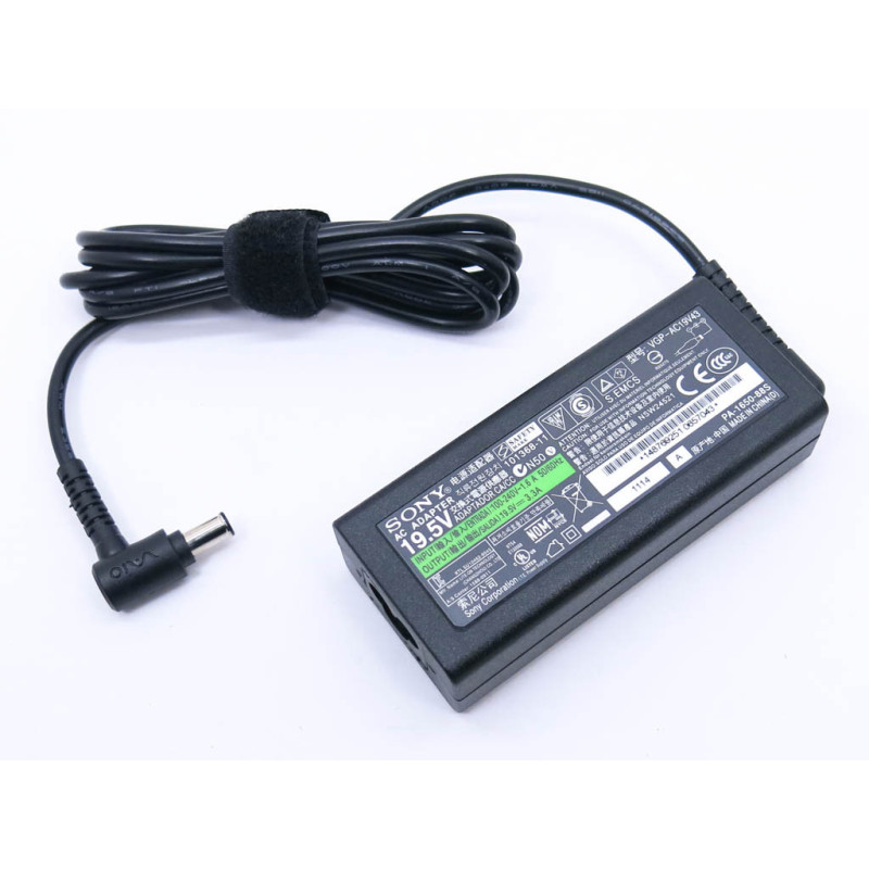 Блок питания для Sony 19.5V 3.3A 65W 6.5 4.4 VGP-AC19V43 VGP AC19V43