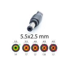 Блок питания Toshiba 19V 4.74A 90W 5.5 2.5