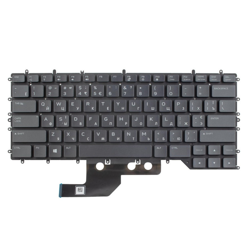 Клавиатура Dell Alienware M15 R2 R3 R4 0X9JC1 0M0DF8 PK132VR1C01 NSK-QGCBC NSKQGCBC