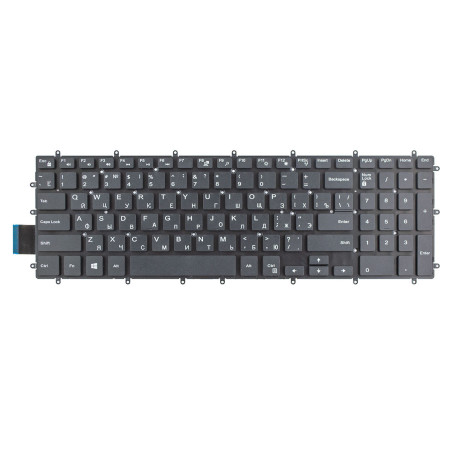 Клавиатура Dell 490085070C0R 9Z.N9RSW.00R 9Z.N9RSW.C0R AEZHJ700020 DLM15L2 NSK-EC0BC NSK-EC0SC NSK-EC4BW NSK-R7CSQ 0R