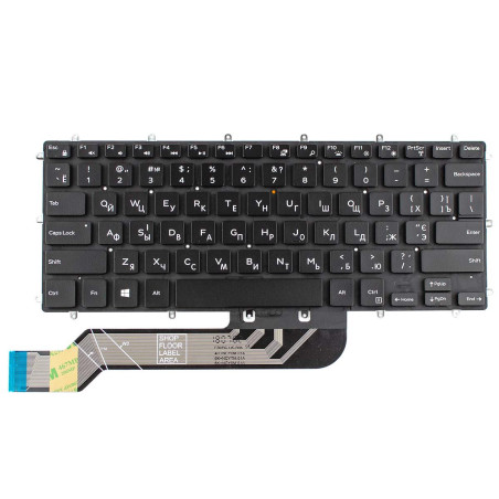 Клавиатура Dell Inspiron Gaming 14-7466 Latitude 3390 Vostro 5370 0M9DMK NSK-EB0SC 0R PK131Q12B01