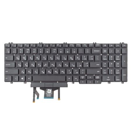 Клавиатура Dell NSK-EX0BC PK132FA1B06 PK132FA3A00 PK132FA1B00 SG-97600-XUA SN7284 0THDMY PK132VX1B00 NSK-EX1BC