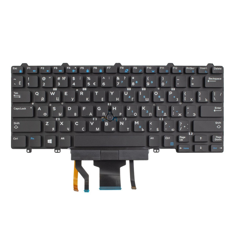 Клавиатура Dell Latitude E5450 E5470 E7450 E7470 7490 5480 5488 7480 7490 0F2X80 NSK-LKDBC PK131S11B05