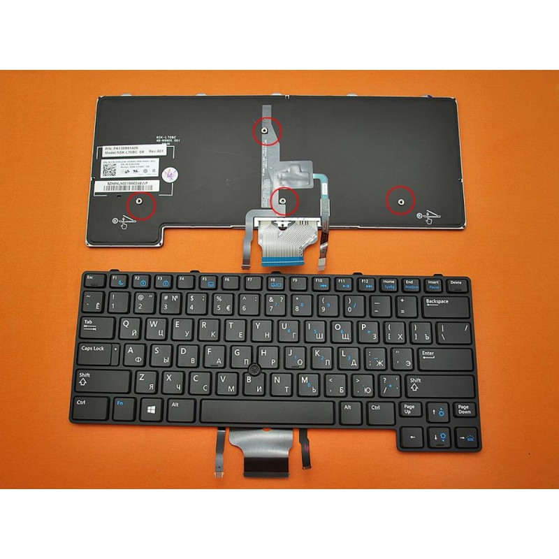 Клавиатура Dell Latitude E6430u PK130R81A06 NSK-L70BC Клавиатура Dell Latitude E6430u PK130R81A06 NSK-L70BC