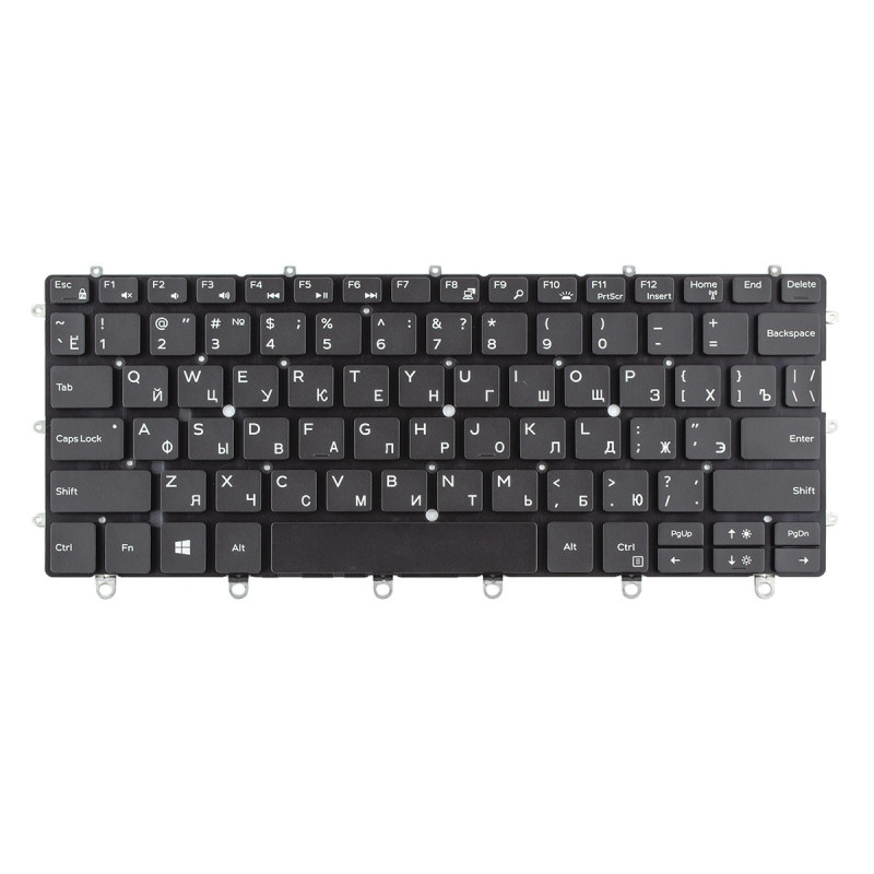 Клавиатура Dell XPS 13 9365 072P7F 0PD3DH 0DJXM0 0MMH7V NSK-EX0BC PK132FA1B06 PK132FA3A00 PK132FA1B00 SG-97600-XUA SN
