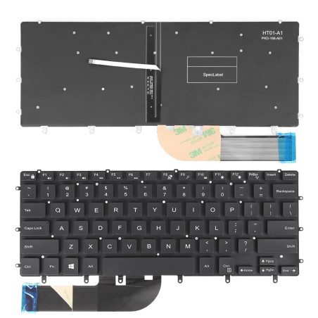 Клавиатура Dell XPS 15 9550 9560 9570 Precision 5510 5520 5530 Inspiron 15 7558 7568 PK1313P2A00 PK1313P1A09 NSK-LQ0S