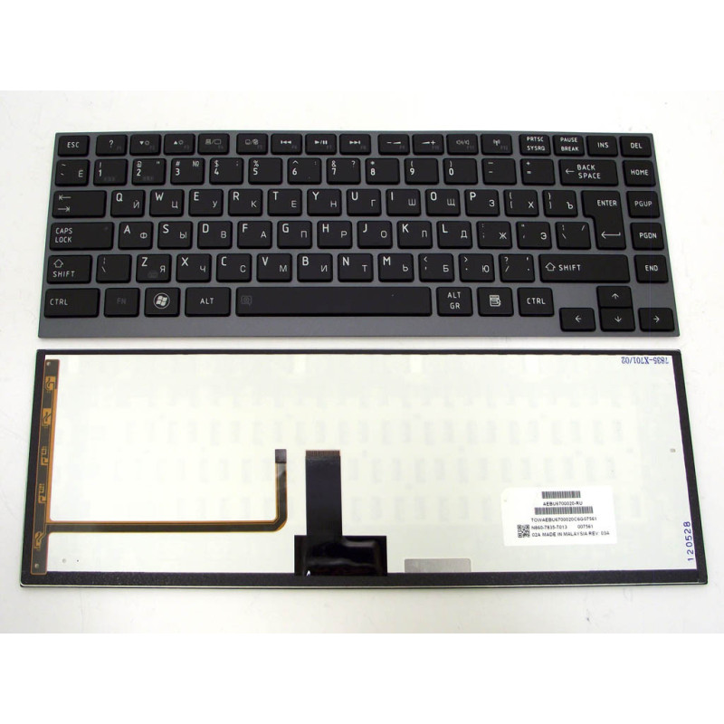 Клавиатура для Toshiba Satellite U800 U800W U840 U845 U900 U920 U925 U940 TX3GC 0R PK130T72A08 9Z.N8UGC.30R N8UGC