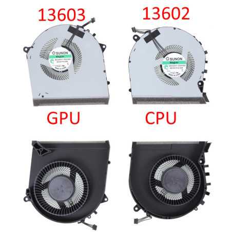 Вентилятор HP Omen 17-CB 17T-CB 12V CPU GPU MG75091V1-1C020-S9A, L62864-001 MG75091V1-1C010-S9A L57367-001