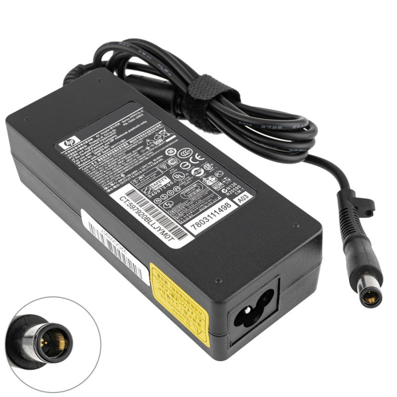 Блок питания HP 18.5V 4.9A 90W для ноутбука 7.4*5.0 мм 7.4 5.0 зарядное устройство адаптер сетевой адаптер 18.5 V 4.9 A 90 W
