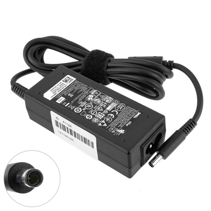 Блок питания DELL 19.5V 2.315A 45W для ноутбука 4.5*3.0 мм 4.5 3.0 зарядное устройство адаптер сетевой адаптер 19.5 V 2.315 A