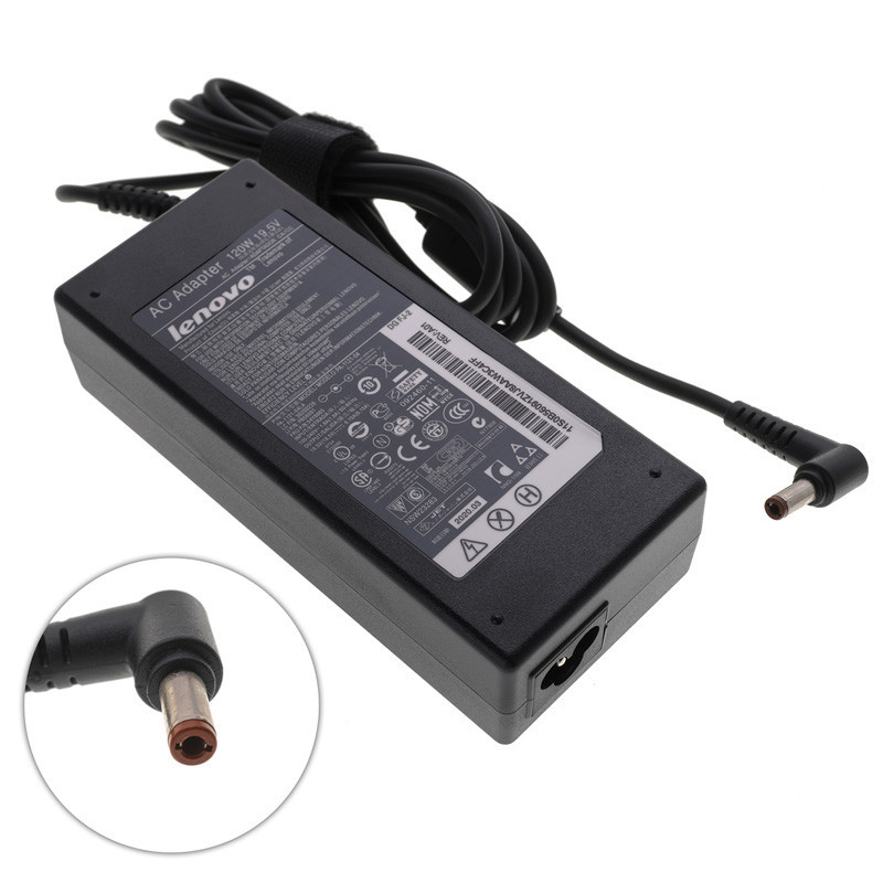 Блок живлення LENOVO 19.5V 6.15A 120W для ноутбука 5.5*2.5 мм 5.5 2.5 зарядний пристрій адаптер мережевий адаптер 19.5 V 6.15 A