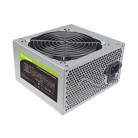 Блок живлення GameMax 500W для ноутбука Model GM-500 120mm FAN PFC ATX 12V V2.3 1x20 1x8pin 2x4PIN 3xSATA 1x6pin 500 W 120 mm