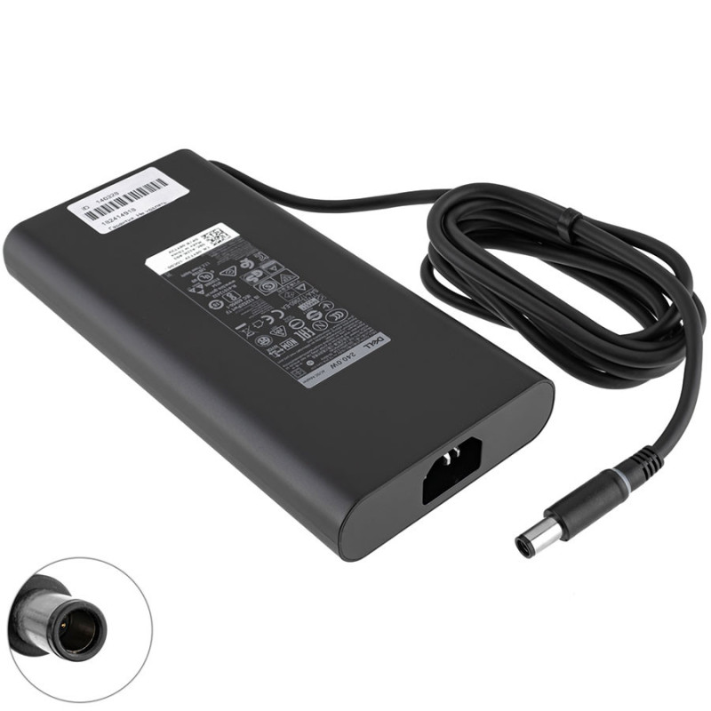 Блок живлення DELL 19.5V 12.3A 240W для ноутбука 7.4*5.0 мм 7.4 5.0 зарядний пристрій адаптер мережевий адаптер 19.5 V 12.3 A
