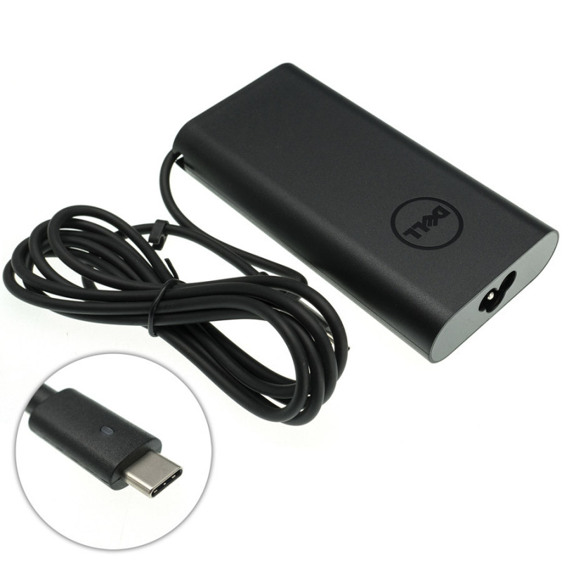 Блок питания DELL 90W для ноутбука TYPE-C зарядное устройство адаптер сетевой адаптер 90 W TYPE C