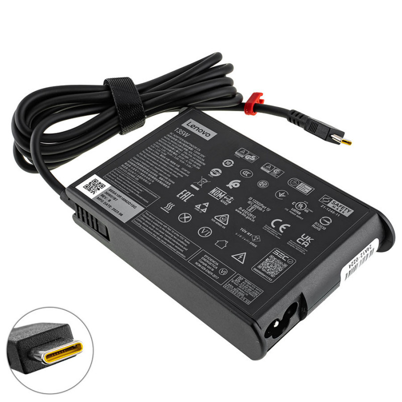 Блок живлення LENOVO 135W ля ноутбука TYPE-C зарядний пристрій адаптер мережевий адаптер TYPE C 135 W Блок живлення LENOVO 135W ля ноутбука TYPE-C зарядний пристрій адаптер мережевий адаптер TYPE C 135 W