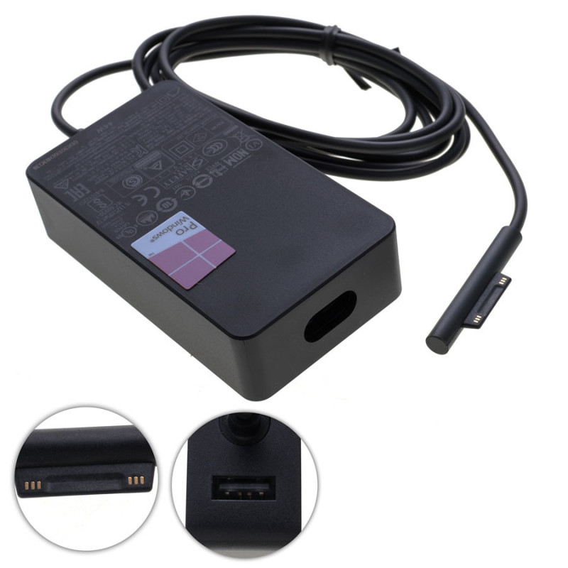 Блок живлення MICROSOFT 15v 2.58a 44w для планшета Pro 5 6 4 3 зарядний пристрій адаптер мережевий адаптер 15 V 2.58 A 44 W