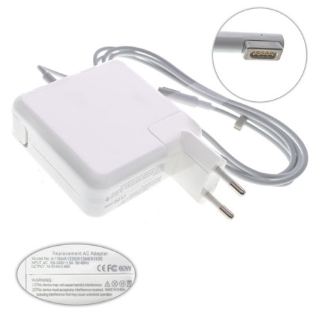 Блок живлення APPLE MagSafe 16.5v 3.65a 60w для ноутбука A1184 A1330 A1344 A1278 мережевий адаптер 16.5 V 3.65 A 60 W