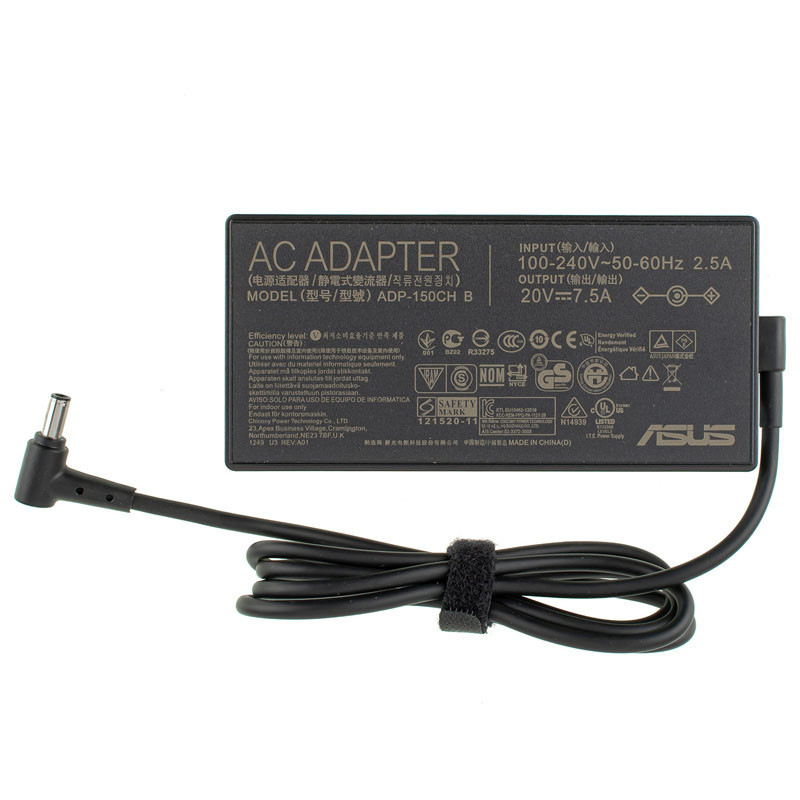 Блок живлення ASUS 20v 7.5a 150w для ноутбука 6.0*3.7 мм 6.0 3.7 зарядний пристрій мережевий адаптер 20 V 7.5 A 150 W