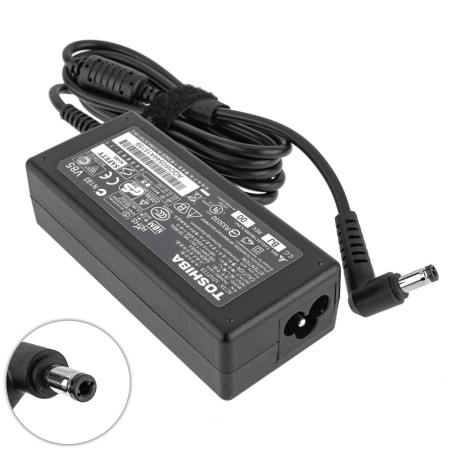Блок живлення TOSHIBA 19v 3.42a 65w для ноутбука 5.5*2.5 мм 5.5 2.5 зарядний пристрій мережевий адаптер 19 V 3.42 A 65 W