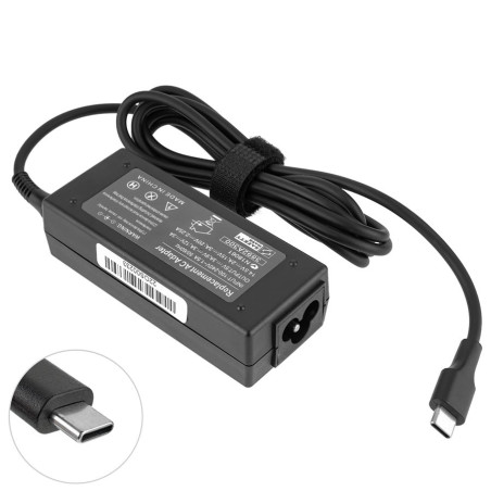 Блок живлення 45W ля ноутбука TYPE-C зарядний пристрій адаптер мережевий адаптер TYPE C 45 W