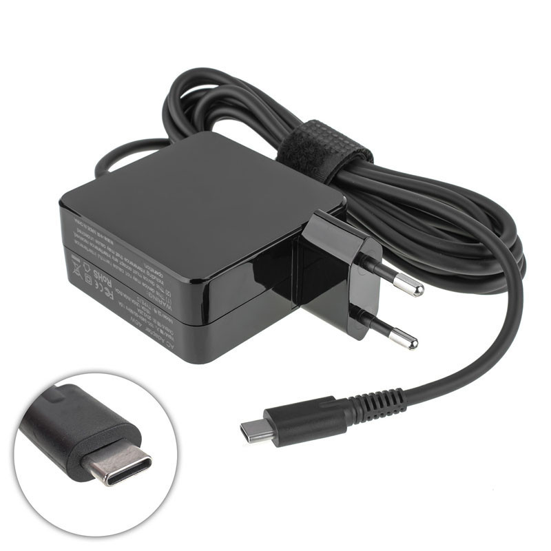 Блок живлення 45W ля ноутбука TYPE-C зарядний пристрій адаптер мережевий адаптер TYPE C 45 W