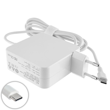 Блок живлення 65W ля ноутбука TYPE-C зарядний пристрій адаптер мережевий адаптер TYPE C 65 W