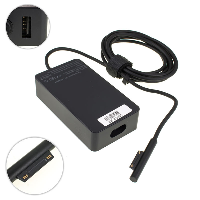 Блок питания MICROSOFT 15V 2.58A 44W для планшета Pro 5 6 4 3 зарядное устройство сетевой адаптер 15 V 2.58 A 44 W