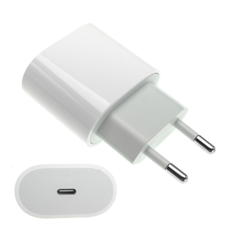 Блок живлення APPLE 18W ля ноутбука TYPE-C зарядний пристрій адаптер мережевий адаптер TYPE C 18 W