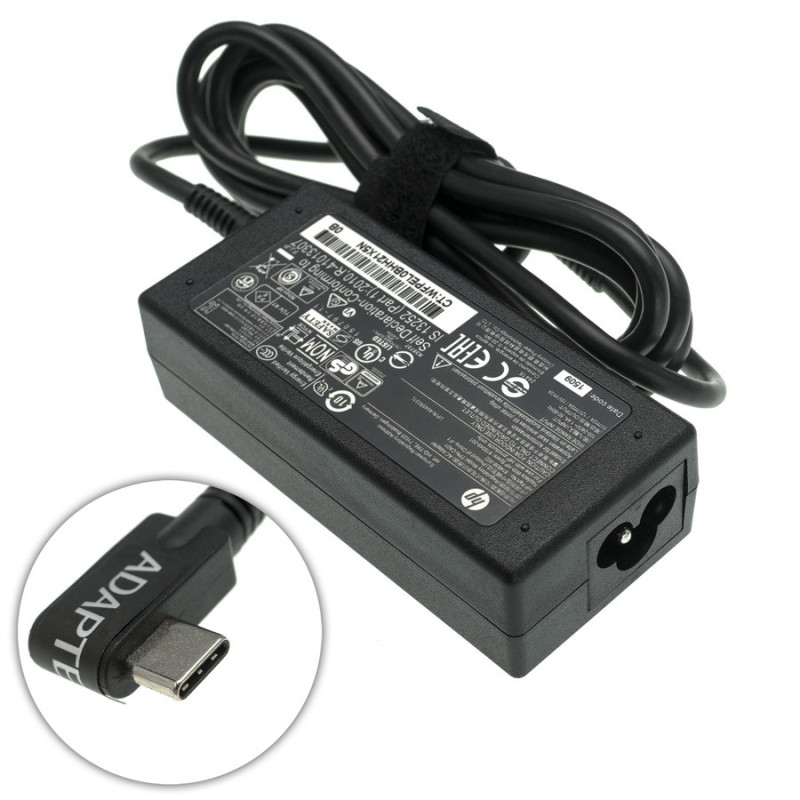 Блок живлення HP 45W ля ноутбука TYPE-C зарядний пристрій A1718 адаптер мережевий адаптер TYPE C 45 W Блок живлення HP 45W ля ноутбука TYPE-C зарядний пристрій A1718 адаптер мережевий адаптер TYPE C 45 W
