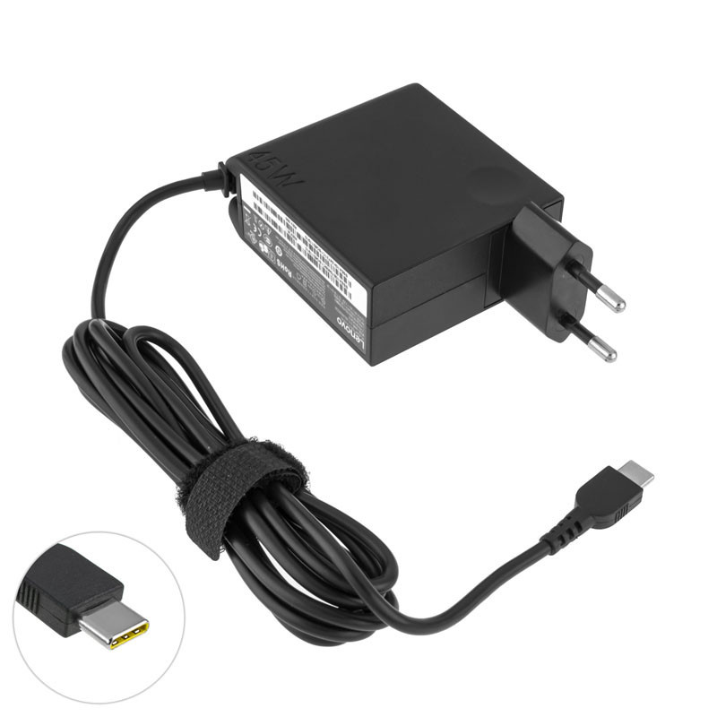 Блок живлення LENOVO 45W ля ноутбука TYPE-C зарядний пристрій 5A10K34730 адаптер мережевий адаптер TYPE C 45 W